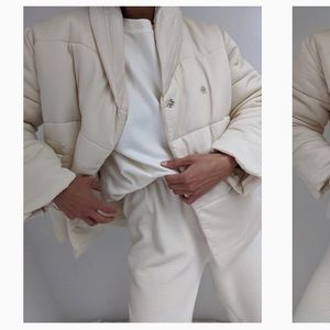 NWT Micaela Greg Puffer in Pearl